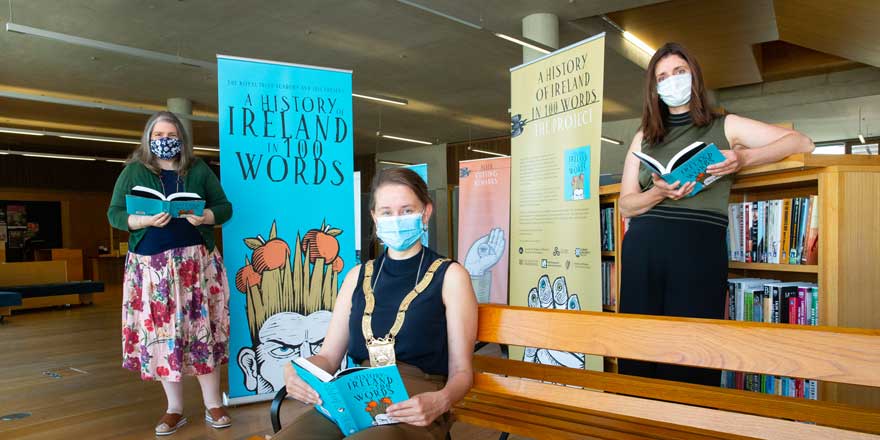 Launch of 100 words exhibition at Lexicon Dun Laoghaire
